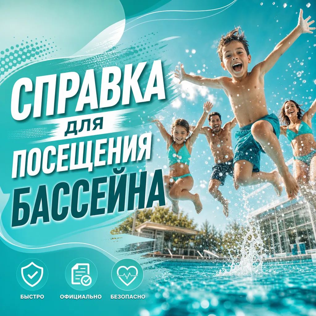 Cправка в бассейн